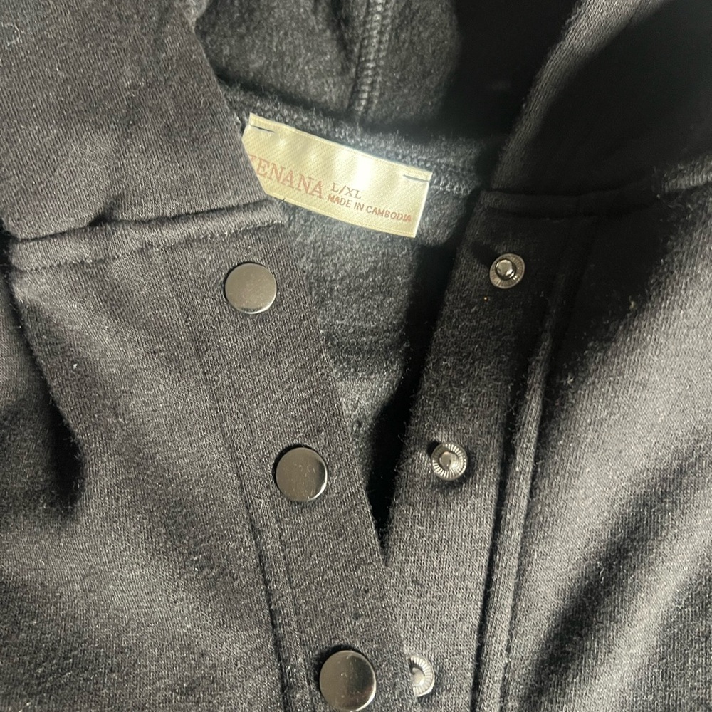 Black Button-Up Jacket